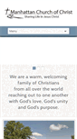 Mobile Screenshot of manhattanchurchfamily.org